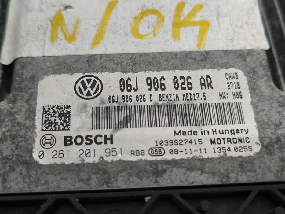 Centralina Volkswagen 06J906026AR MOTOR CAWB 2.0 TSI (DESBLOQUEADA)