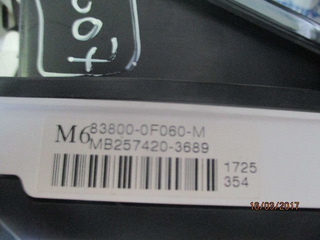 Quadrante / painel de instrumentos TOYOTA Corolla Verso (ZER_, ZZE12_,
