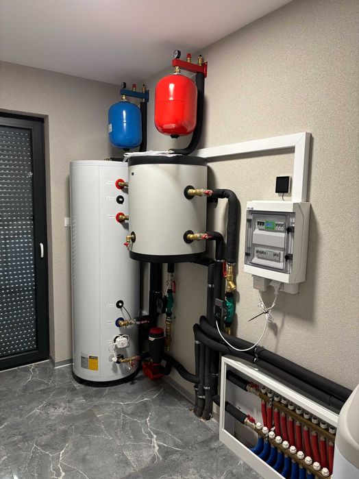 Hydraulika, instalacje wodne i kanalizacyjne, pogłogówka, pompy ciepła