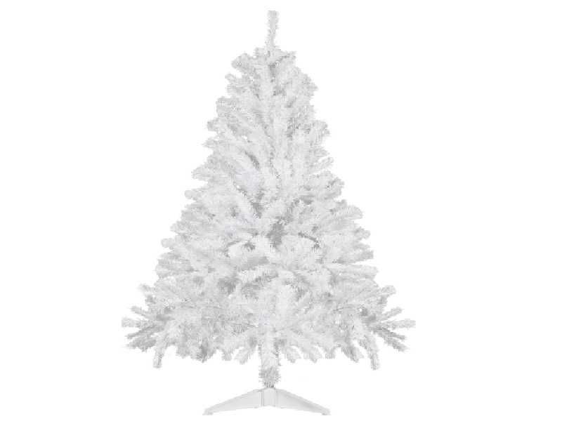 CCLIFE Wąska choinka biała 150 cm 380 gałązek igły sosnowe