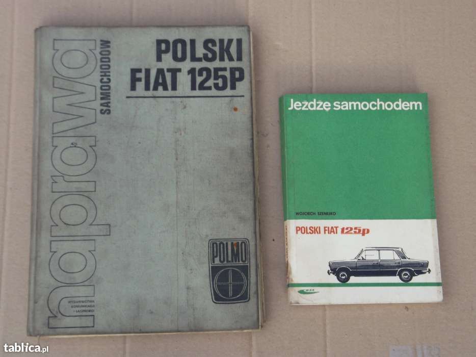 Książki obsługi Fiat 125