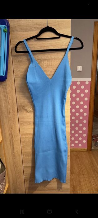 Sukienka prazkowana roz s/m