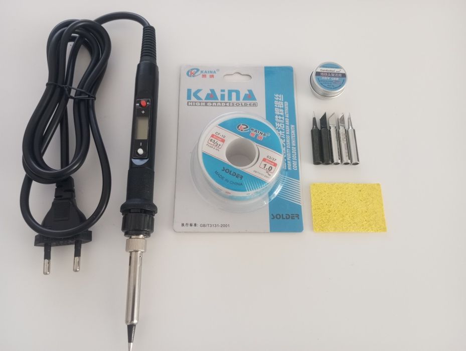 Жало для паяльника 900M Luxianzi и JY/Припой KAINA/Вост. паста/Пинцет