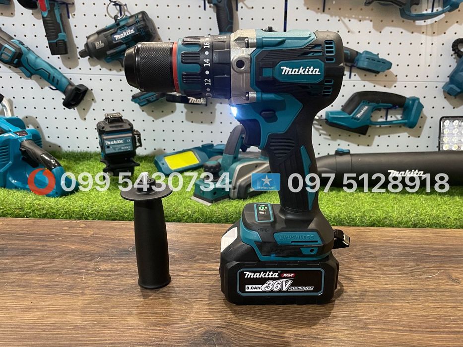 Акумуляторний Шуруповерт Makita DHP485 95Nm. 36V 8Ah з АКБ Шурупокрут