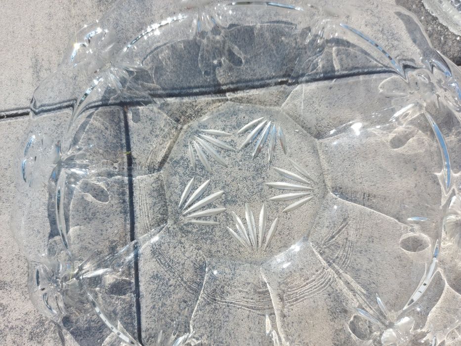 Talerze szklane do serwowania