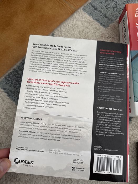 Livro OCP Java 11 complete study guide