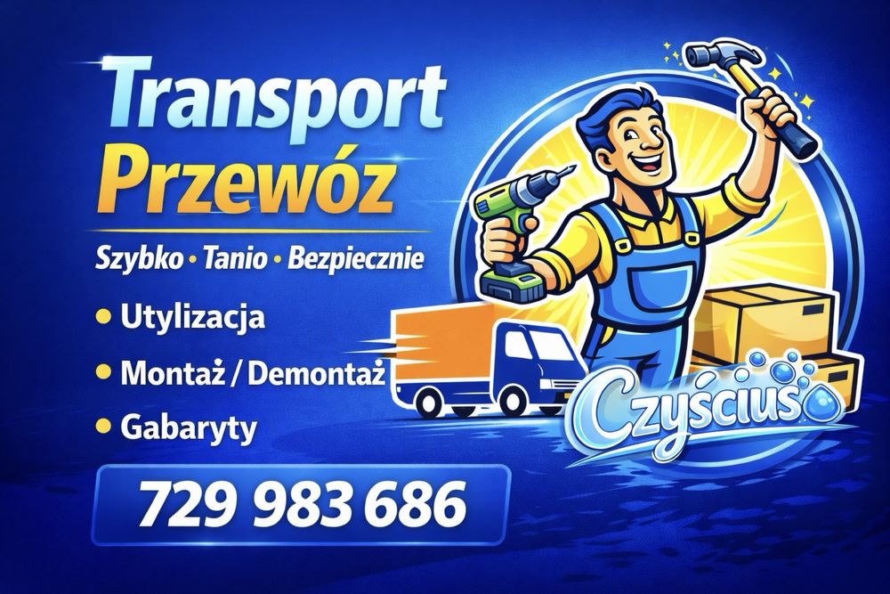 Czyściuś Trans Rzeszów – Profesjonalny Transport i Przeprowadzki