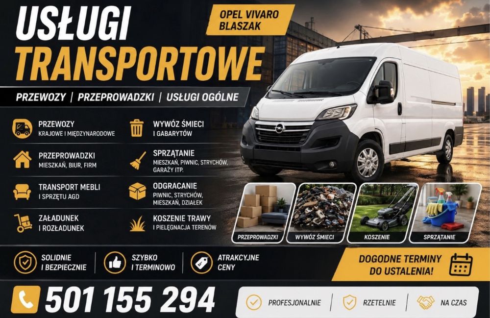 Tanie przeprowadzki, wywóz mebli, wywóz smieci, odgracanie, koszenie trawników, uslugi przewozowe, przewóz gabarytów, dolnyśląsk