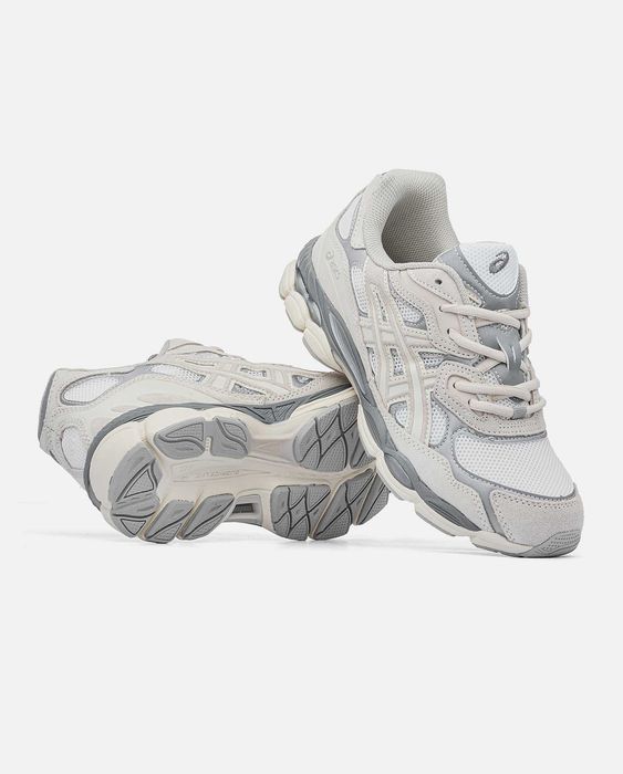 Кросівки Asics Gel-NYC Grey Beige / Асікс Гель-NYC сіро-бежеві