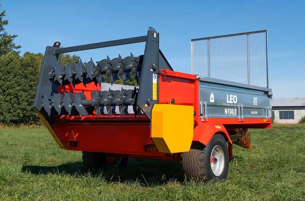 Rozrzutnik obornika jednoosiowy ROLTRANS  N150/2 LEO 4t