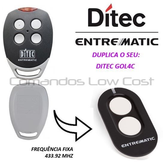 Comando original DITEC ZEN2C (GOL4C)