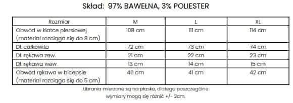 T-shirt damski Olavoga Floyd L XL biały czarny