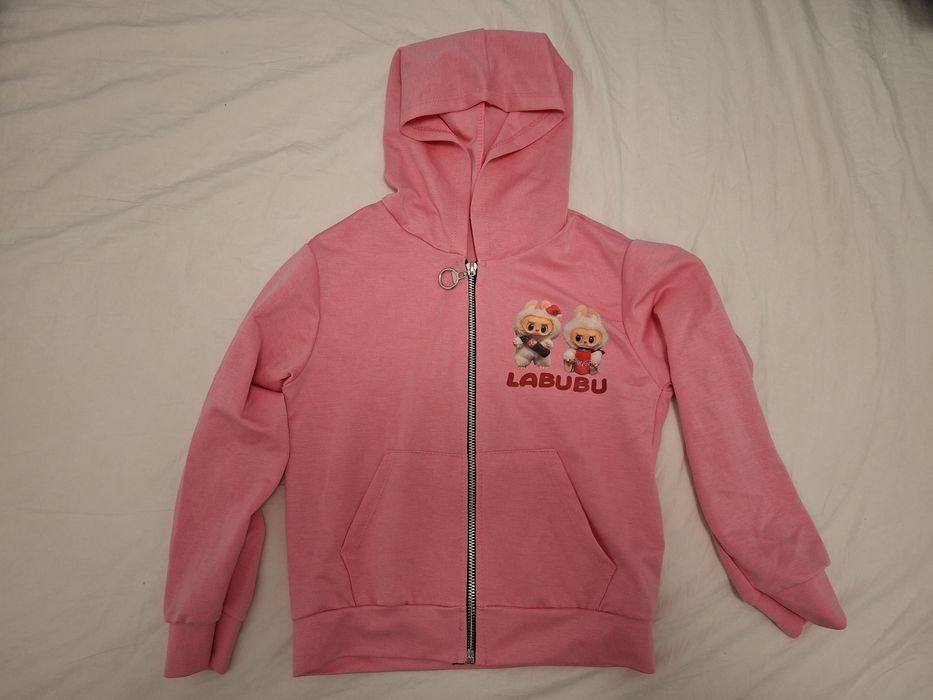 Bluza rozpinana Labubu różowa