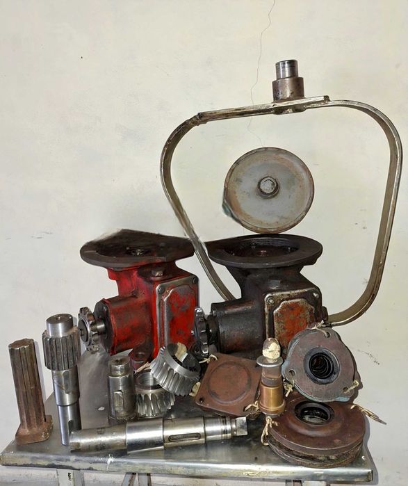 Аксесуари ТММ-1М редуктор, колеса, дежа, рамка, шестерня, цепь