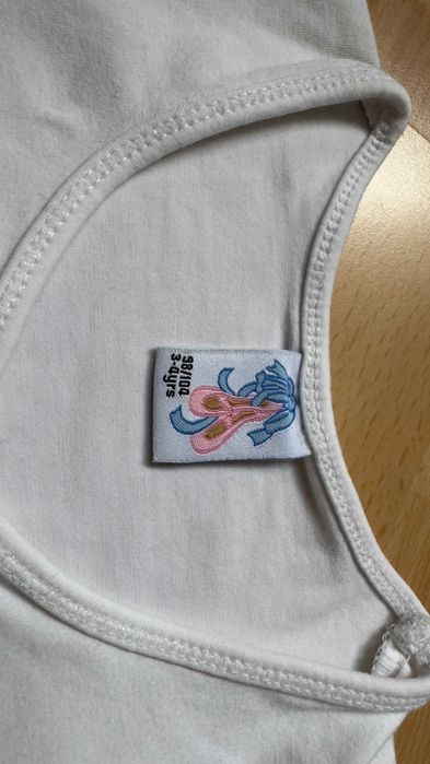 Białe body na balet strój na balet rozmiar 98-104cm