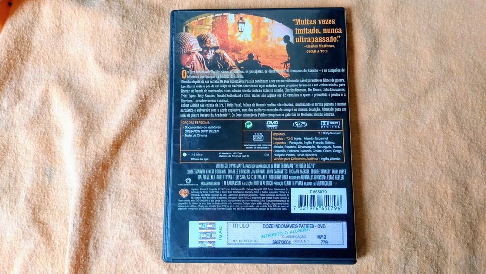 DVD Doze Indomaveis Patifes, Dirty Dozen