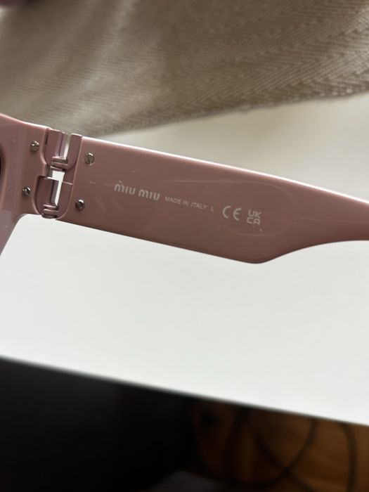 Różowe okulary miu miu