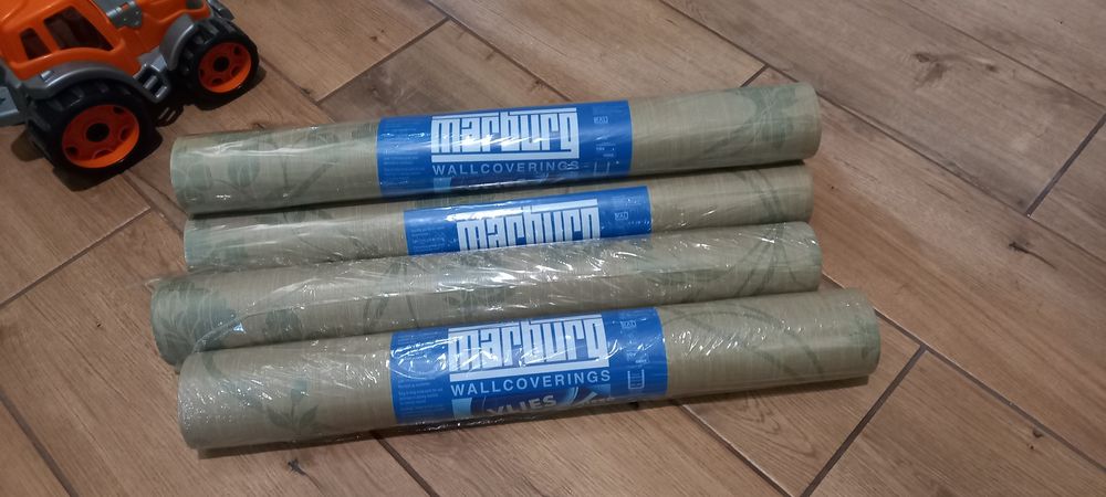 Шпалери Marburg коричневі з зеленим