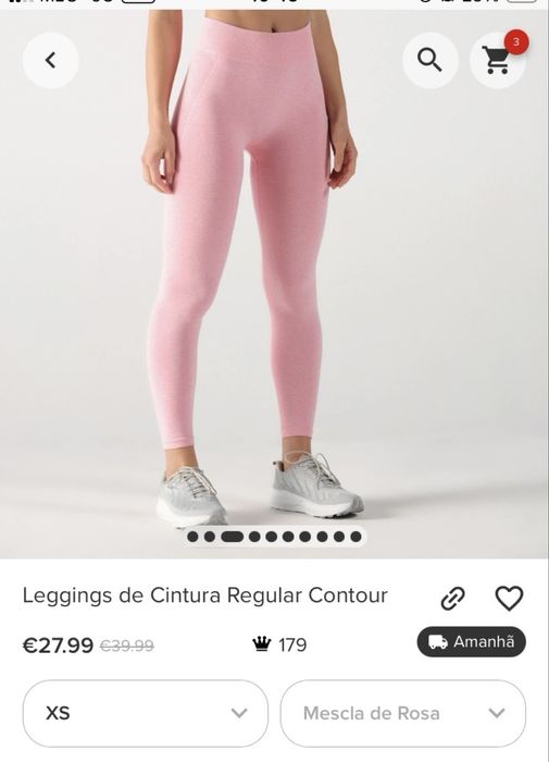 Leggina rosa claro prozis