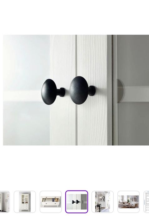 Сервант IKEA HEMNES 90x197 см з 3 ящиками білий