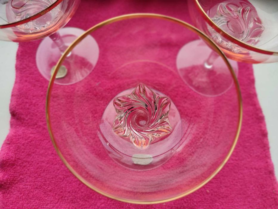 Фужеры Богемия  Чехословакия Винтаж.