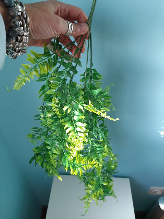 Conjunto de 4 plantas artificiais (feto)