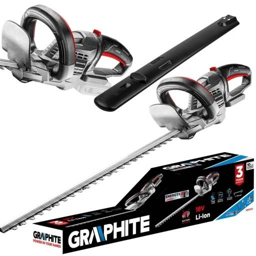 graphite nożyce do żywopłotu 18v 510mm sekator do krzewów energy 18v 58g032