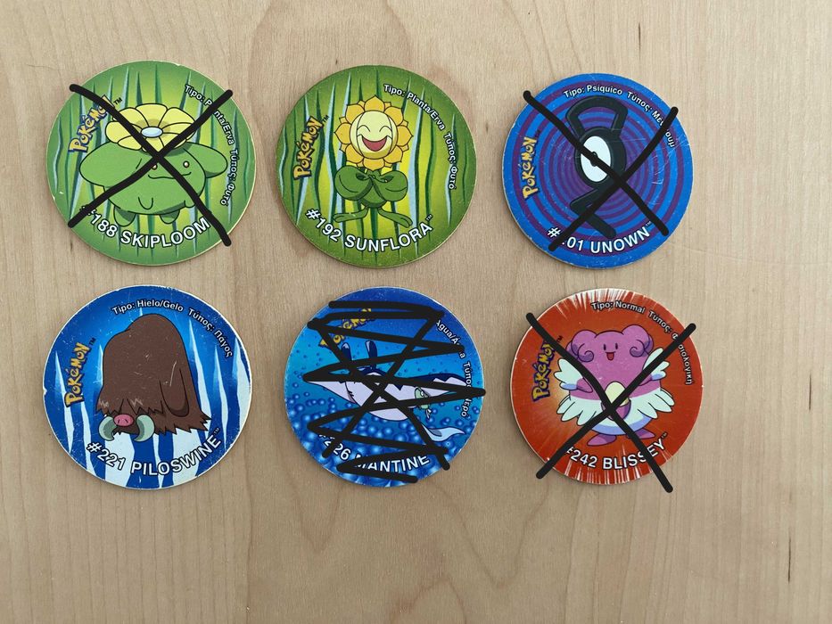 Pokemon Tazos 3 (Matutano)