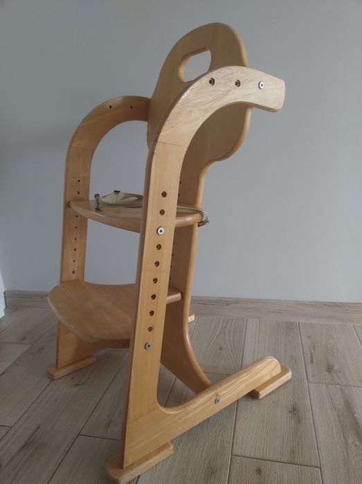 Krzesełko dziecięce drewniane rosnące