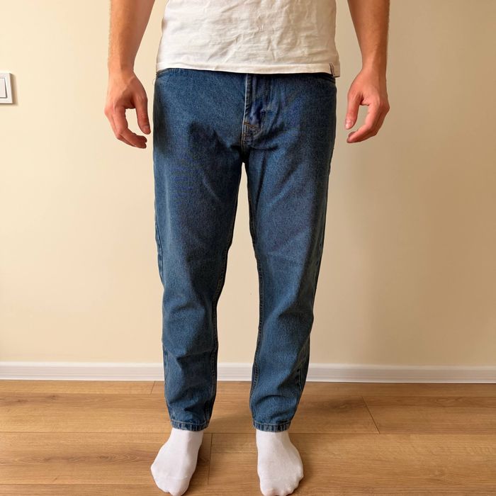 Джинси чоловічі, чорні та сині Reserved, House штани джинсові Baggy, прямі Straight