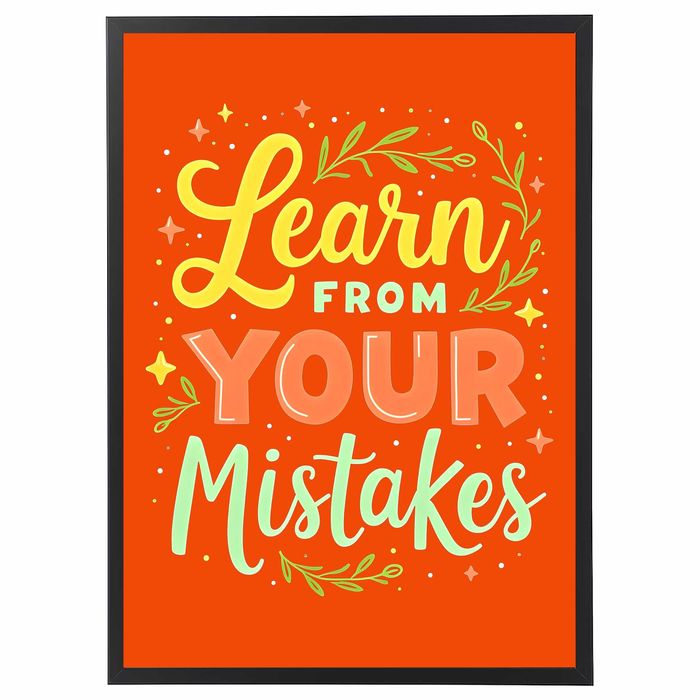 plakat abstrakcja, plakat typografia, plakat napisy na ścianę