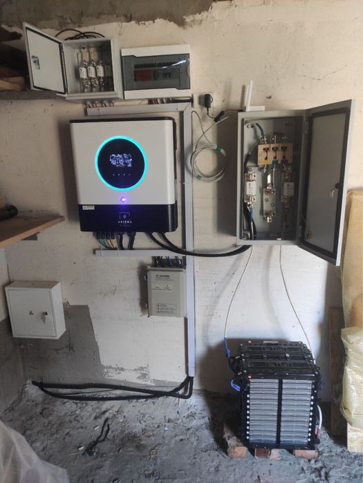 Ремонт гибридных солнечных инверторов / Установка / Продажа / Проект