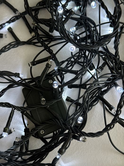 Герлянда біла холодна (5м +1мшнур)