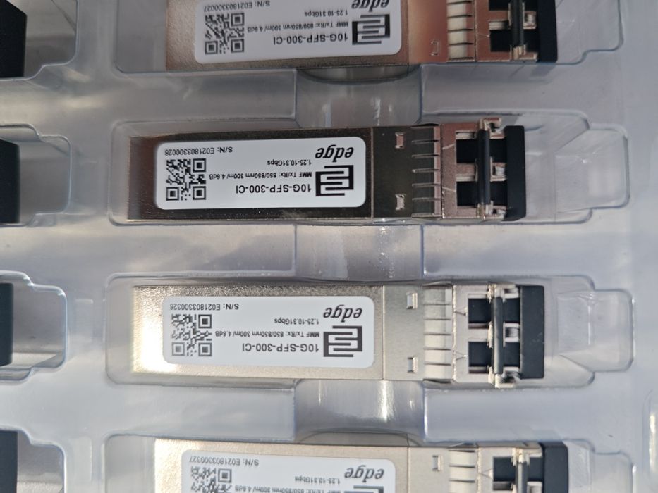 10 Módulos Transceivers Óticos SFP+ 10G da Edge Optical Optics
