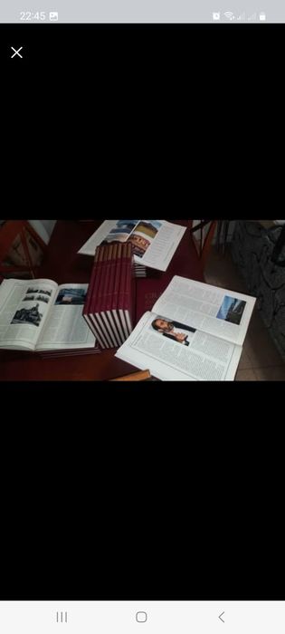 Grande enciclopédia do conhecimento + Atlas 16+8 volumes