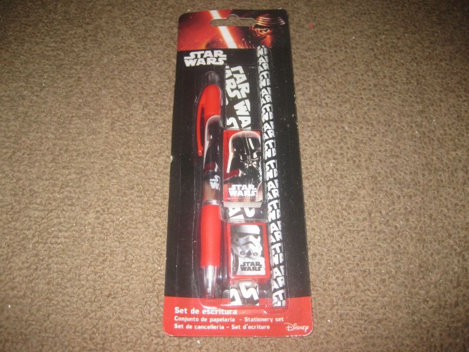 Pack Escolar “Star Wars” Novo e Embalado!