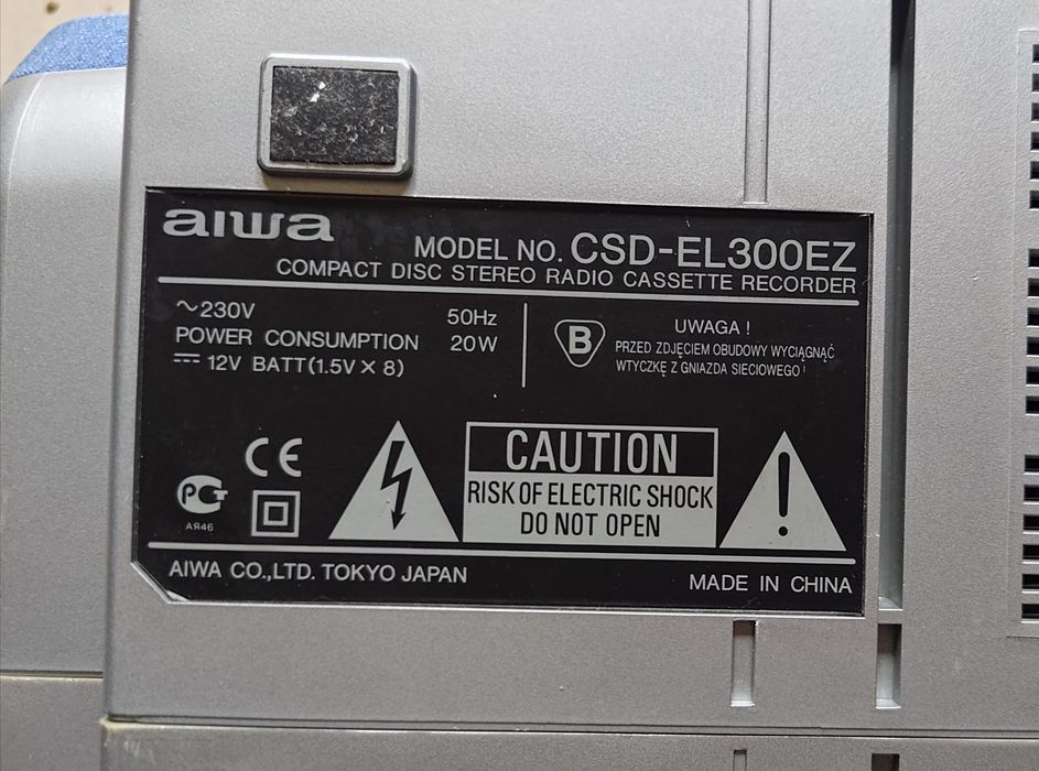 Radiomagnetofon z CD Aiwa CSD-EL300