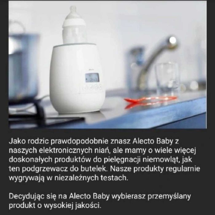 Podgrzewacz do butelek+ sterylizator Alecto BW700