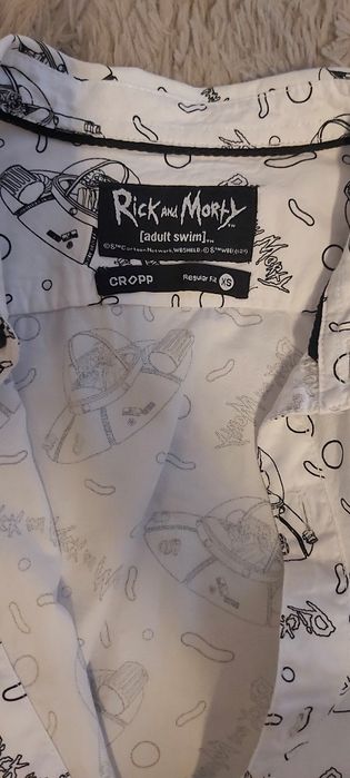 Koszula cropp Rick and Morfy rozmiar xs