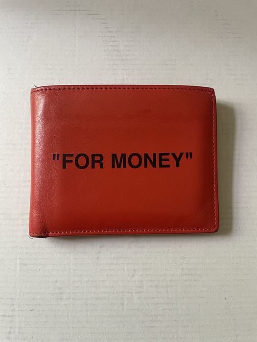 кошелёк Off-White Quote "FOR MONEY"