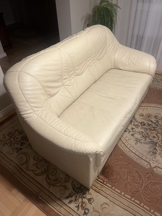 Sofa skórzana z fotelem 3+1 Etap skóra naturalna