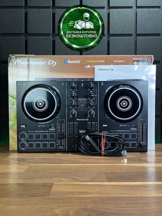 Pioneer DDJ-200 (Доставимо кур’єром — БЕЗКОШТОВНО!)