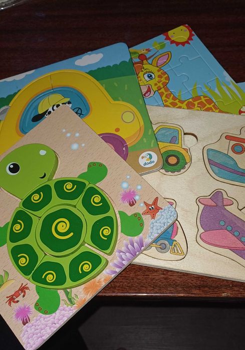 Пазли дитячі раннього розвитку 5 шт