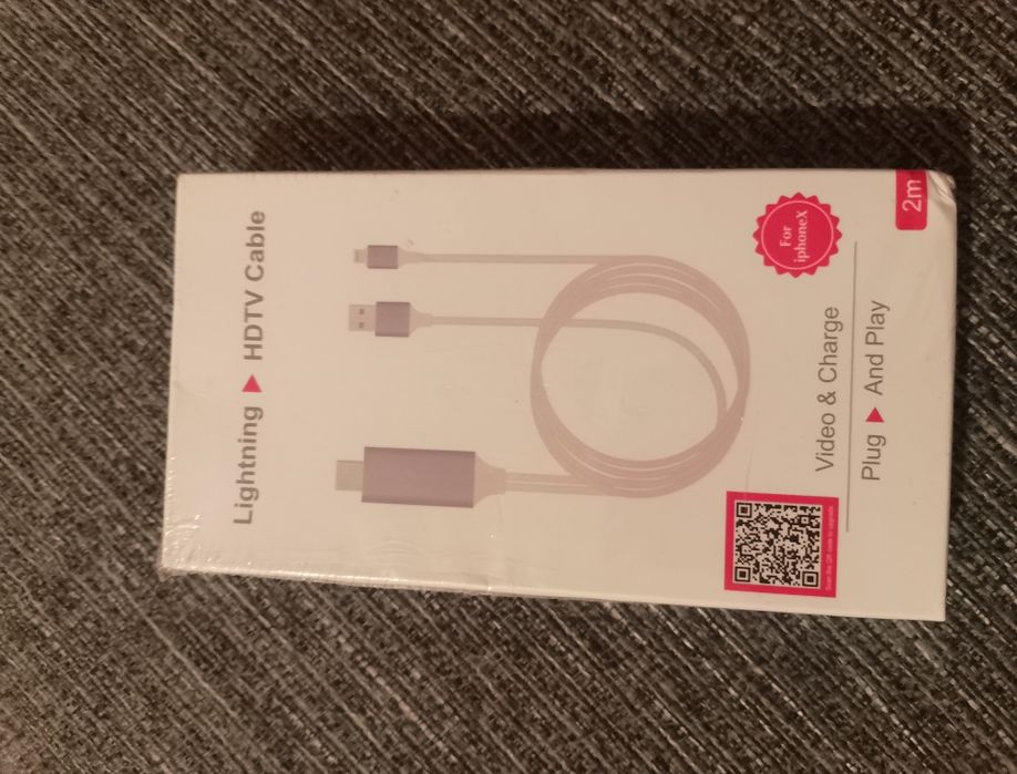 Lightning HDTV Cable Video & Charge Plug and Play iphone