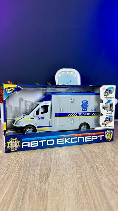 Швидка допомога,поліція, озвучування укр мовою,світло, звук