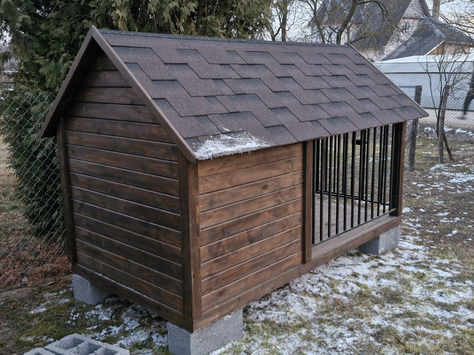 Воль'єр для сабак, собача будка, домик для собак