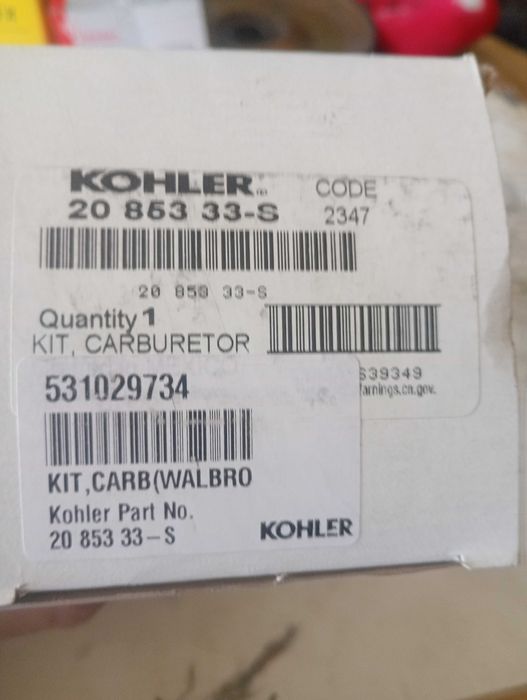 Gaźnik kosiarka traktorek kohler 15km