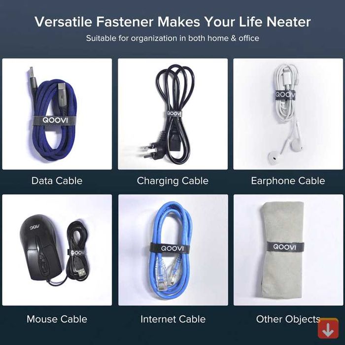 Velcro Cable Organizer Strap (0.5m, 1m, 2m, 3m, 5m)427551206870231043