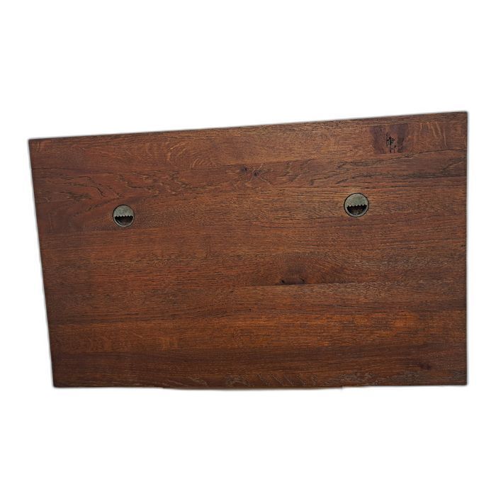 Dębowy panel ścienny 3D Fale – olejowany, 55 × 34 cm