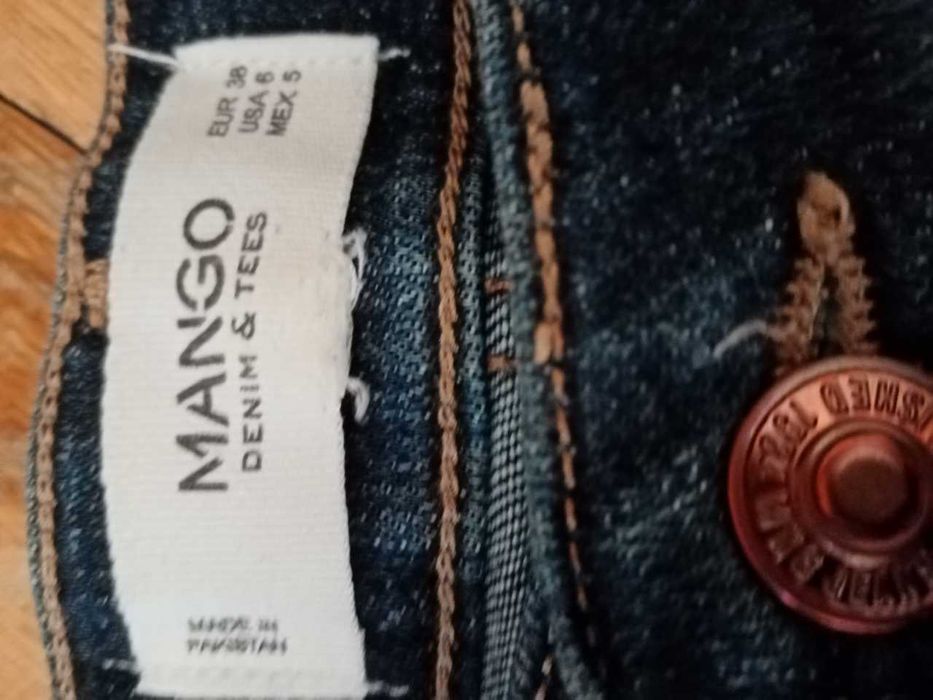 damskie dżinsy Mango, boyfriend, rozm 38